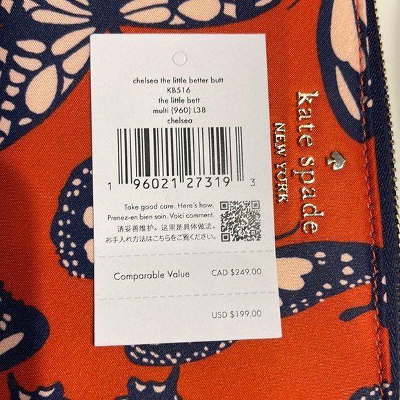 Kate Spade Chelsea Large Continental Wallet The little Better Butterfly Multi - Picture 6 of 16